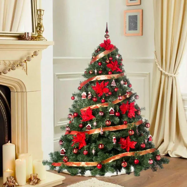 Arbol de Navidad Extra Lujo Patagonia 1.80mts Con Adornos X72