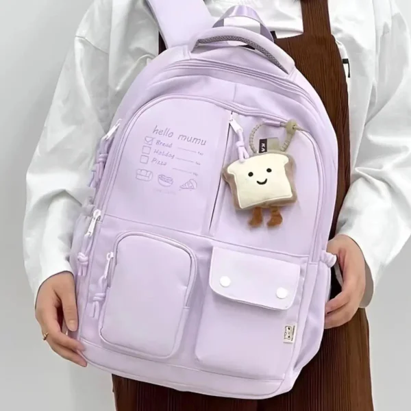 Mochila Kawaii Escolar Urbana Porta Notebook Cute