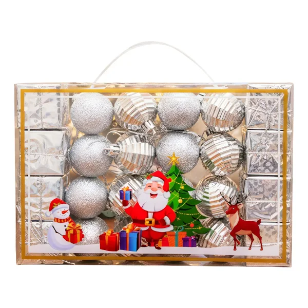 Bolas De Navidad 4cm Valija Adornos Colgante Navideño X24