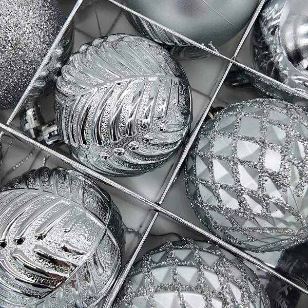 Navidad Adornos Bolas Navideñas Decoradas 6cm X12 Piezas