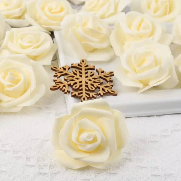 Mini Rosas Flores Artificiales Decoracion Pack X200
