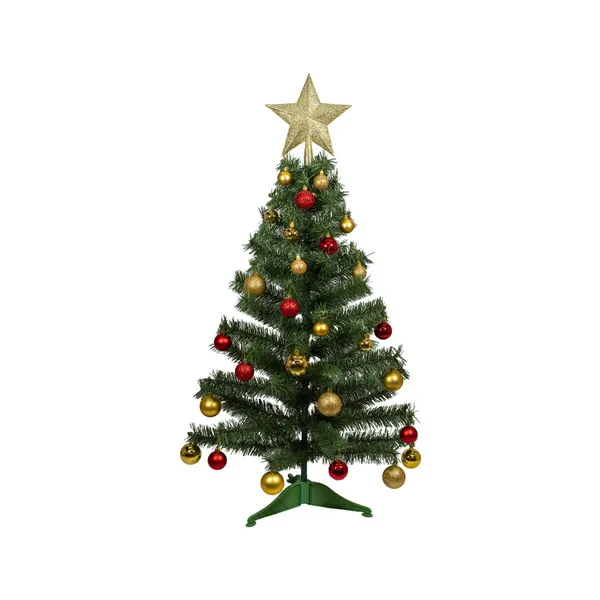 Arbol De Navidad Decorado Arbolito 1.20m Pino Carioca