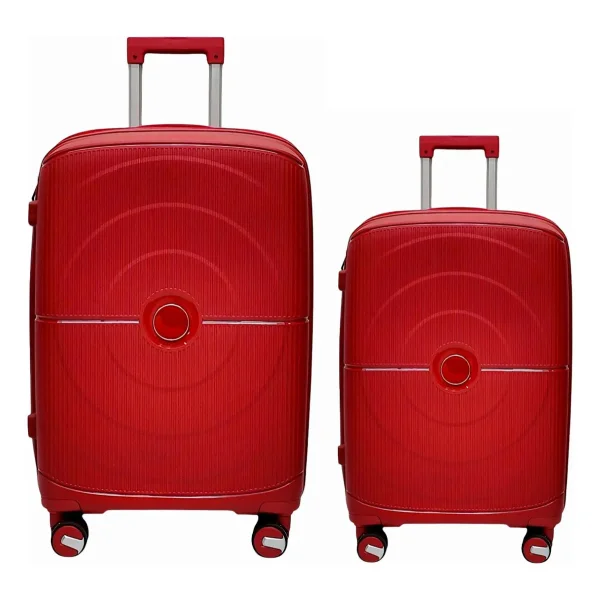 Set X2 Valija Rigida Expandible Grande + Carry On Importada