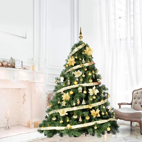 Arbol de Navidad Extra Lujo Patagonia 1.80mts Con Adornos X72