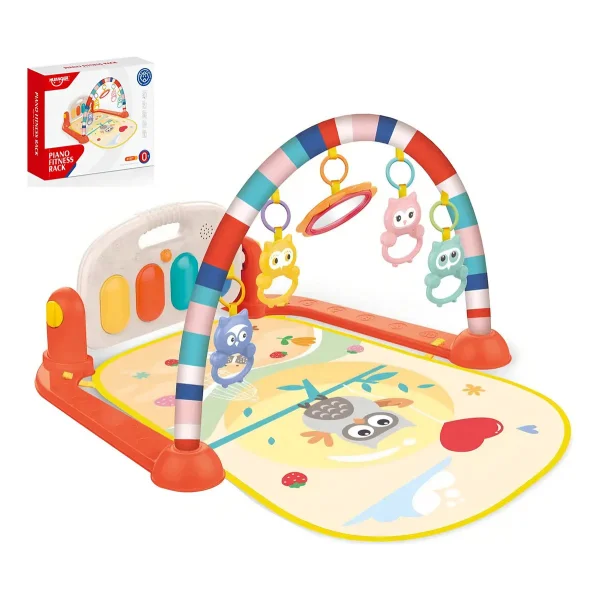 Gimnasio Piano Musical Bebe 0-1 Años Luces Sonidos Sonajeros