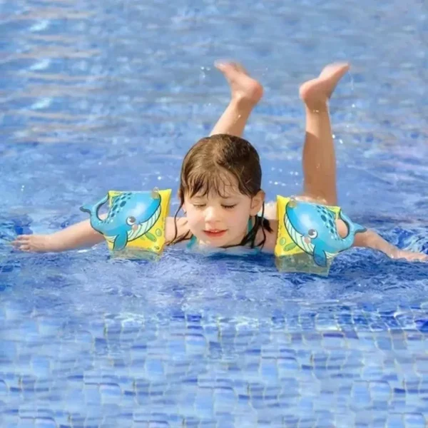 Bracitos Inflables Flotadores Pileta Salvavidas Para Niños Amarillo