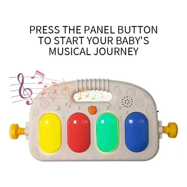 Gimnasio Piano Musical Bebe 0-1 Años Luces Sonidos Sonajeros
