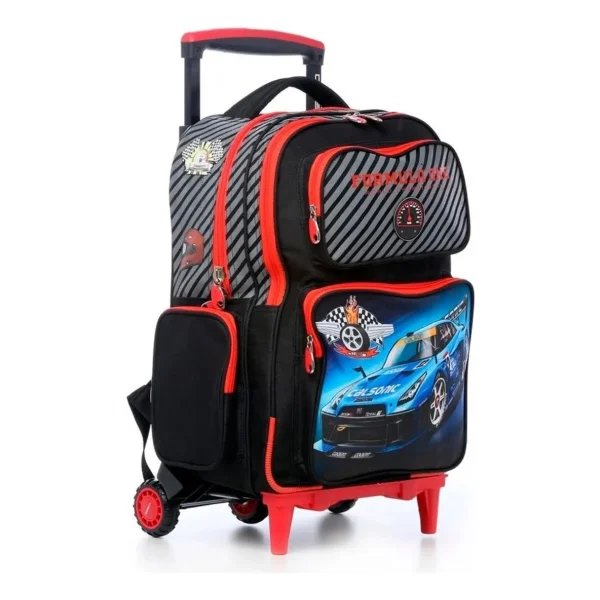 Mochila Escolar Carrito Reforzada Manija Telescopica Carro