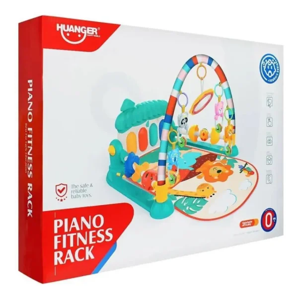 Gimnasio Piano Musical Bebe 0-1 Años Luces Sonidos Sonajeros