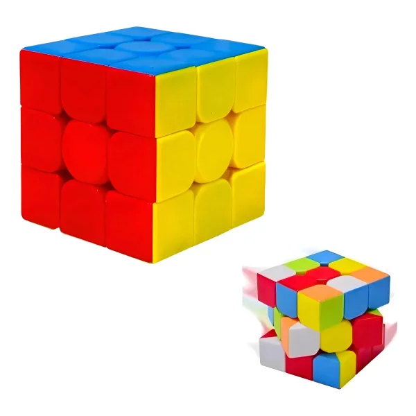 Cubo Magico Rompecabezas Profesional 3x3x3 Velocidad Rubik Estructura Amarillo