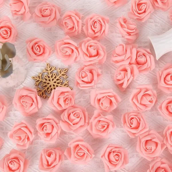 Mini Rosas Flores Artificiales Decoracion Pack X250