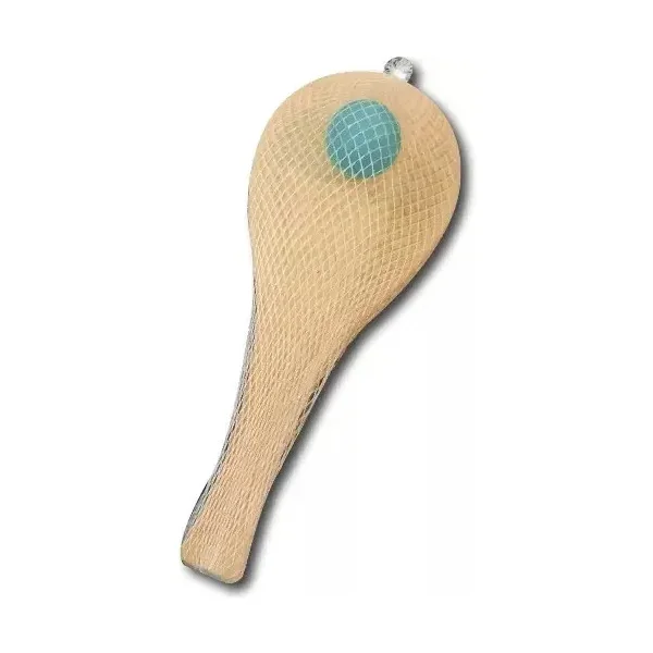 Raqueta Control Pelota Paleta Playera Madera Redonda