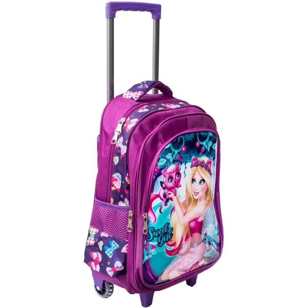 Mochila Escolar Carrito Reforzada Manija Telescopica Carro