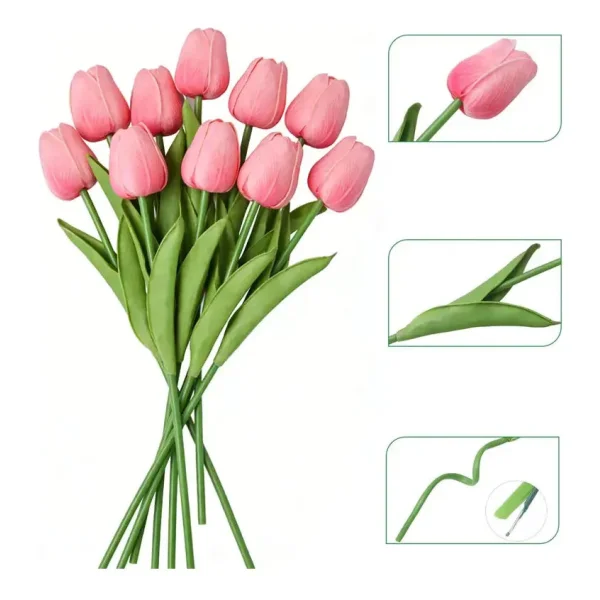 Tulipan Artificial Flores Artificiales Decoracion X1
