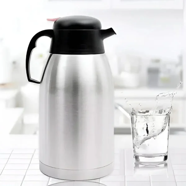 Jarra Térmica Termo Acero Inoxidable 2 Litros Frio/calor Plateado