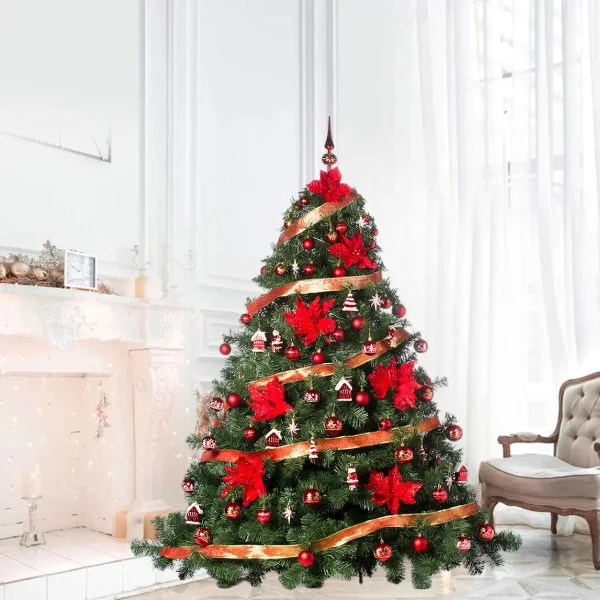 Arbol de Navidad Extra Lujo Patagonia 1.80mts Con Adornos X72