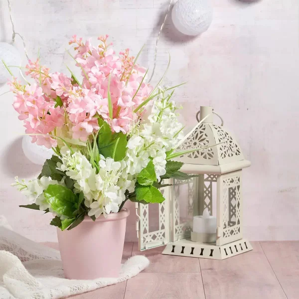 Ramo Alverjillas Flores Artificiales Jacintos Decoracion X4
