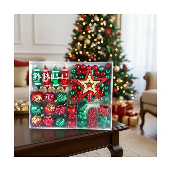 Navidad Adornos X73 Bolas Estrellas Figura Puntal Decoración