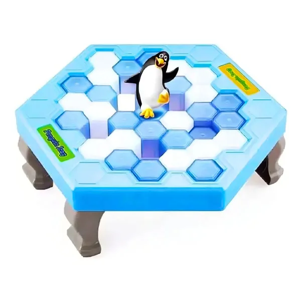 Juego De Mesa Salven Al Pingüino Estrategia Para Niños 2-4 Jugadores