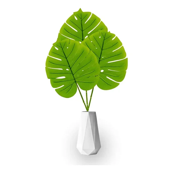 Planta Artificial Costilla De Adán Expreso Polar Verde 70cm