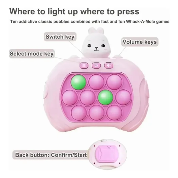 Juguete Pop It Consola Sensorial Electronico Anti Estres