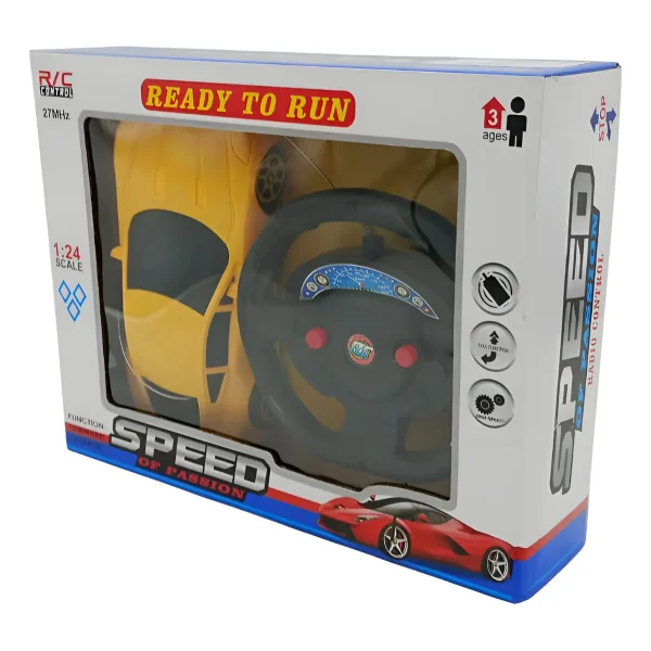Auto De Carrera Deportivo A Control Remoto Radio Escala 1:24