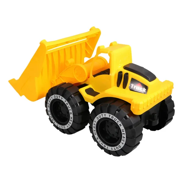 Excavadora Juguete Friccion Amarillo Truck 25cm