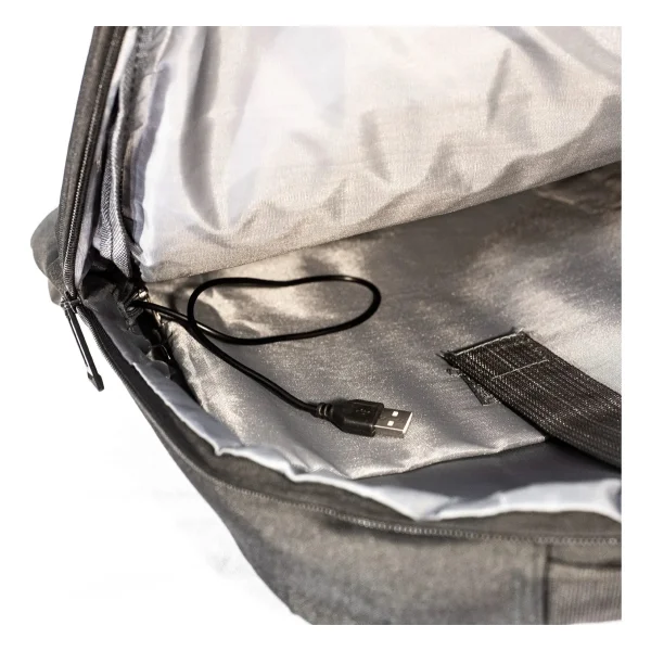 Mochila Antirrobo Usb Impermeable Urbana Porta Notebook