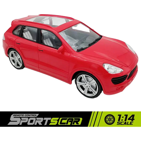 Auto A Radio Control Remoto Deportivo Escala 1:14 Rojo Porsche