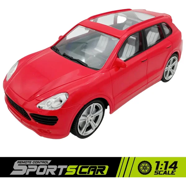 Auto A Radio Control Remoto Deportivo Escala 1:14 Rojo Porsche