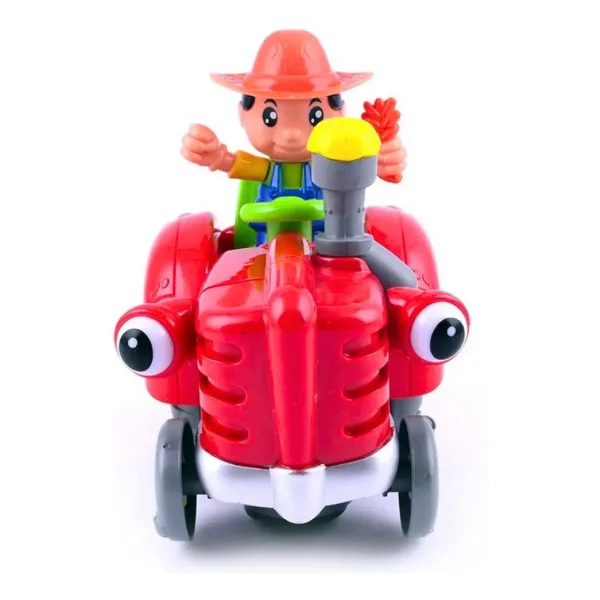Coche Tractor Juguete Bebe Con Luz Sonidos Y Movimiento