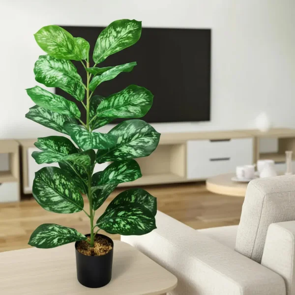 Planta Artificial Con Maceta 80cm