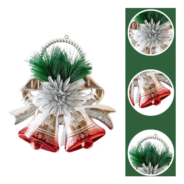 Campanas Navidad 24cm Decoracion Navideña Adornos Para Arbol