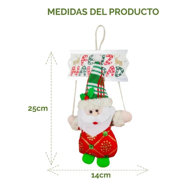 Adornos Navideños Colgante De Paño Deco Navidad Rojo Colgante De Paño