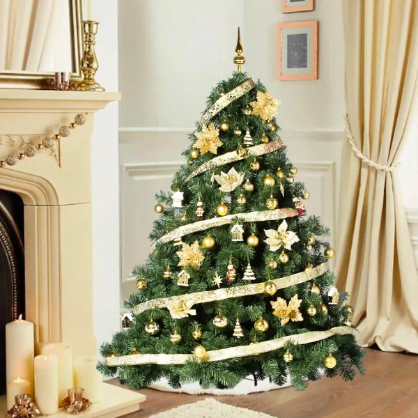 Arbol de Navidad Extra Lujo Patagonia 1.80mts Con Adornos X72