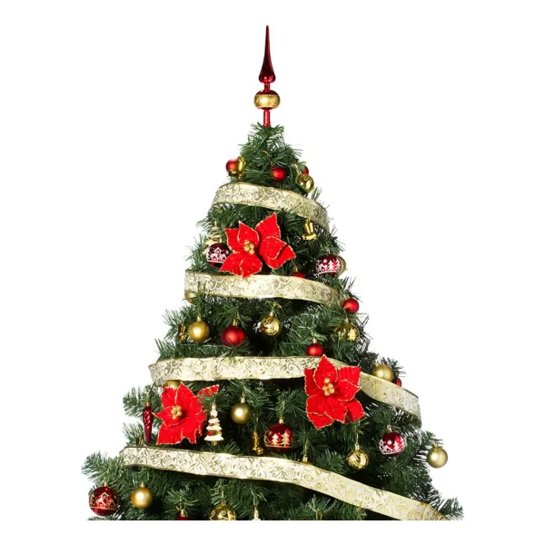 Arbol Navidad Montañes Deluxe 1.30mts Con Adornos Decoración