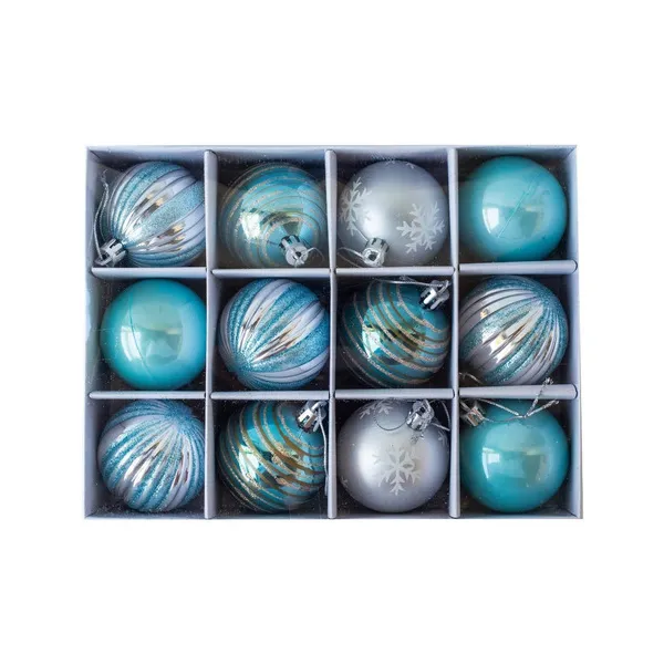 Navidad Adornos Bolas Navideñas Decoradas 6cmx72 Terminación