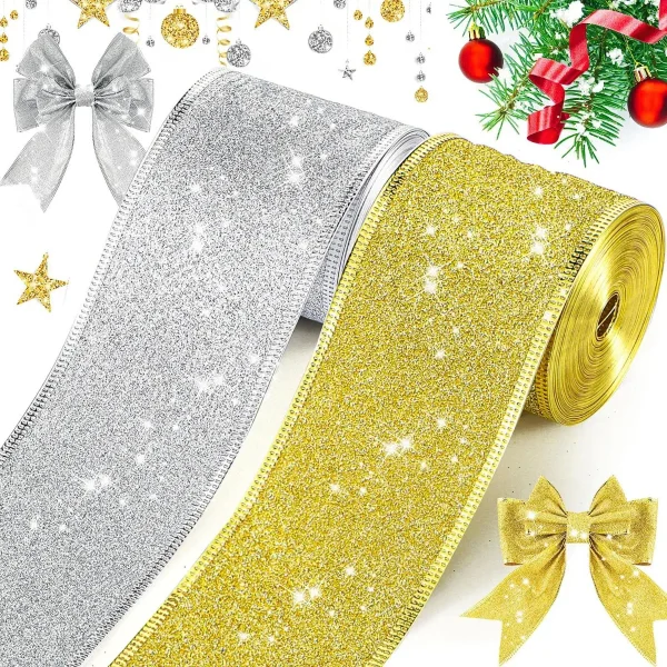 Cintas Navideñas Pack X5 Premium 6cm 2,70mts Adornos Navidad