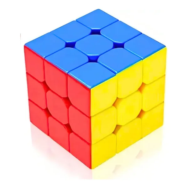 Cubo Magico Rompecabezas Profesional 3x3x3 Velocidad Rubik Estructura Amarillo