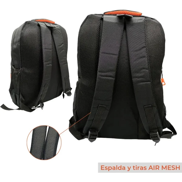 Mochila Urbana Portanotebook 17 Pulgadas Reforzada 20lts 