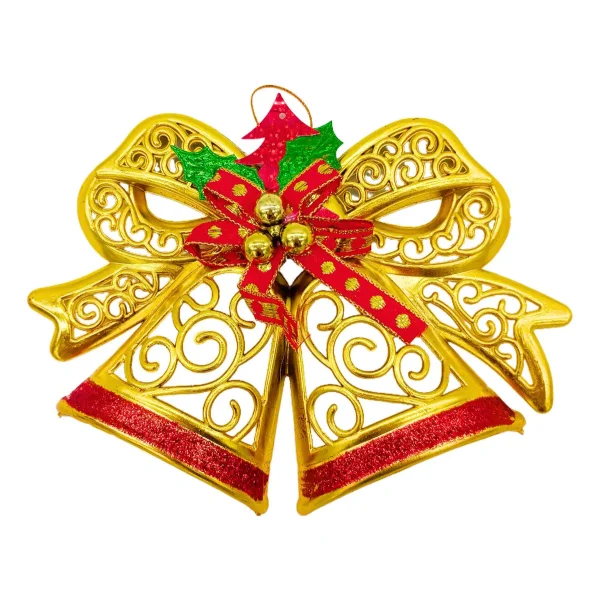 Campanas Navideñas 18cm Deco Navidad Adornos Para El Arbol