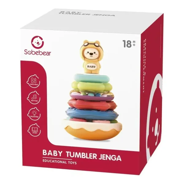 Juguete Set Didactico Para Bebe Juego De Encastre Musical Blanco