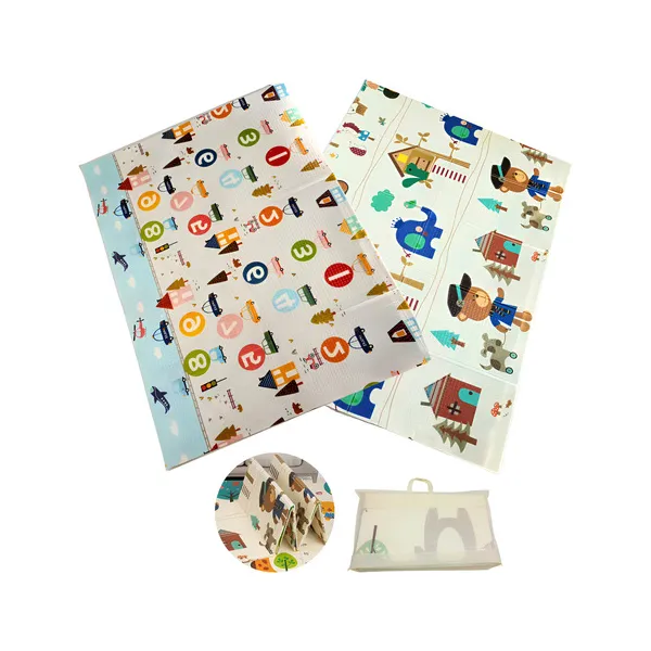 Alfombra Antigolpes Plegable Bebes Reversible 150x200cm