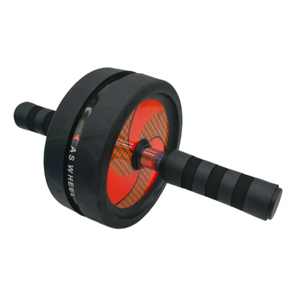 Rueda Para Abdominales + Mini Mat Antideslizante Color Negro Negro