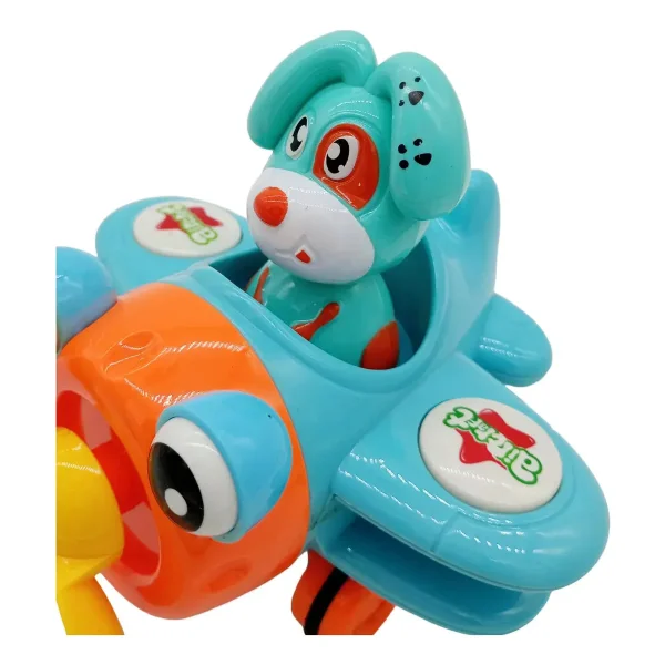 Animalitos En Avion A Friccion Perro Bebes