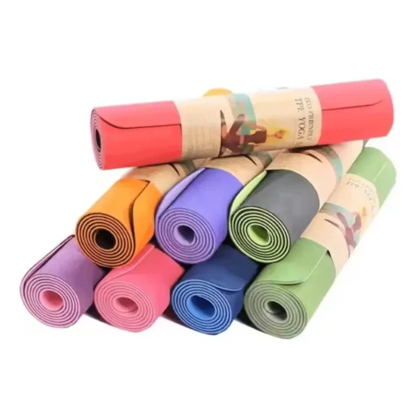 Yoga Mat 6mm Colchoneta Pilates Fitness Tpe Gimnasia