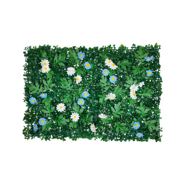 Jardin Vertical Muro Verde Césped Pared Con Flores 65x40cm