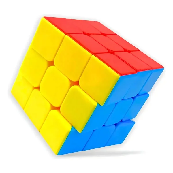 Cubo Magico Rompecabezas Profesional 3x3x3 Velocidad Rubik Estructura Amarillo