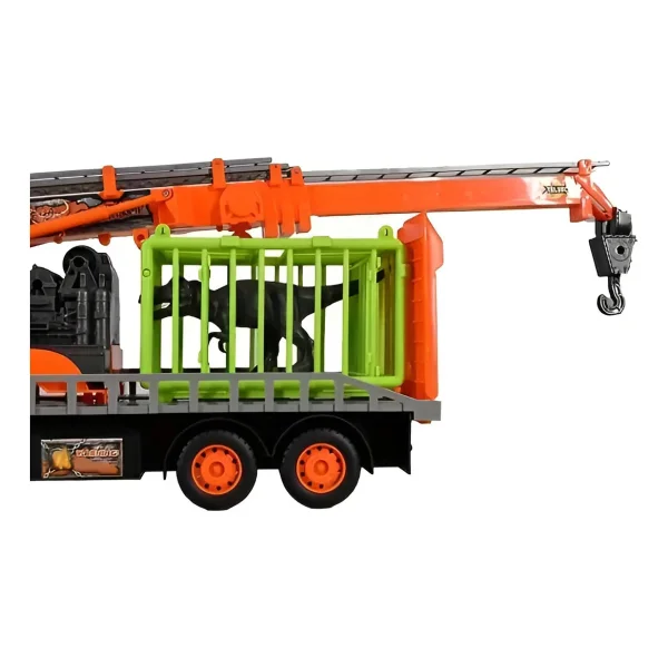 Camion Transportador Dinosaurios Juguete Gigante Monster Verde