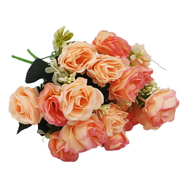 Ramo De Rosas Flores Artificiales Decoracion X1